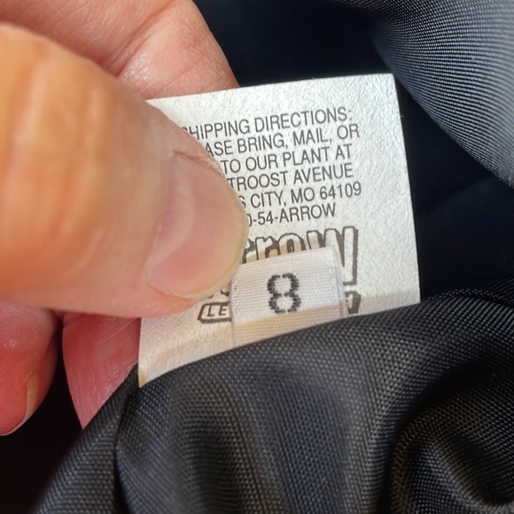 CHAR vintage woman’s black suede jacket Lady Liberty & Flag, fur, 8, EUC - Picture 12 of 12